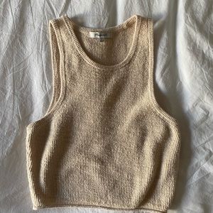 Madewell knit crop tank